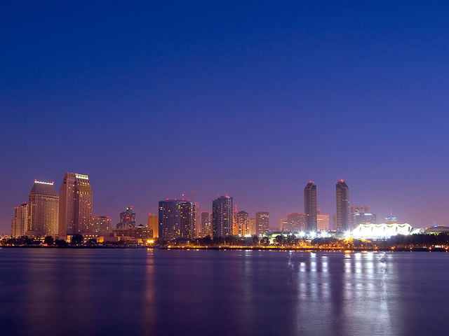 click to see larger image - San Diego Skyline